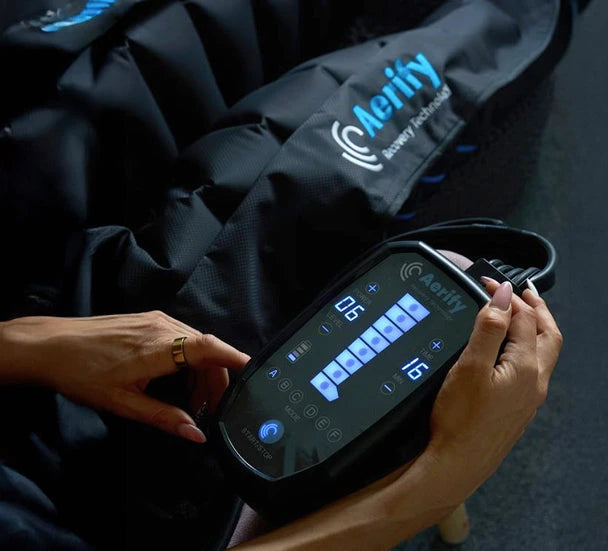 Aerify CHARGE — беспроводной компрессионный массажёр для ног + РЮКЗАК В ПОДАРОК
